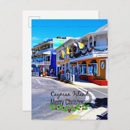 Kaimaninseln Weihnachten Postkarte (Vorne/Hinten)