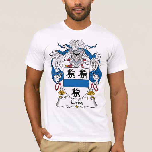 Kain-Familienwappen T-Shirt (Vorderseite)