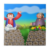 Kain und Abel Fliese (Vorderseite)