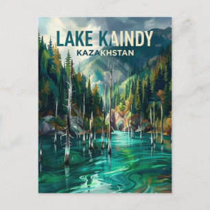 Kaindy-See Kasachstan Postkarte