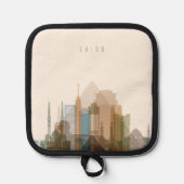 Kairo, Ägypten | City Skyline Topflappen (Vorderseite)