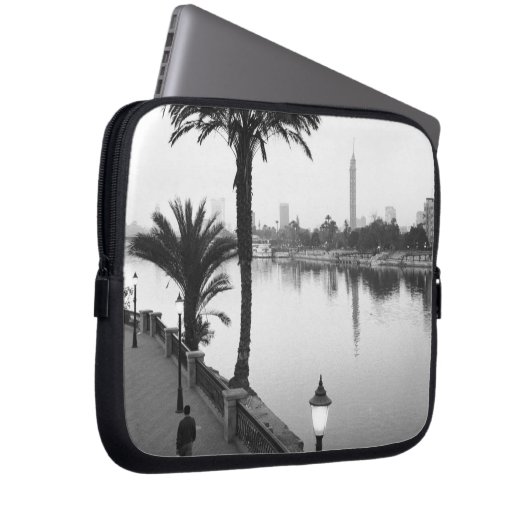 Kairo Ägypten entlang des Nilflusses Laptopschutzhülle (Vorne Rechts)