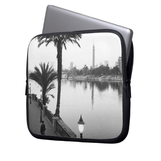 Kairo Ägypten entlang des Nilflusses Laptopschutzhülle (Vorderseite Links)