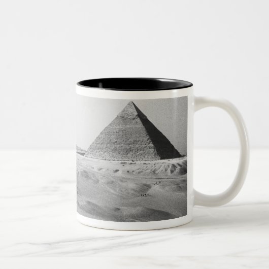 Kairo Ägypten, Giseh Pyramiden Zweifarbige Tasse (Rechts)