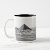 Kairo Ägypten, Giseh Pyramiden Zweifarbige Tasse (Links)