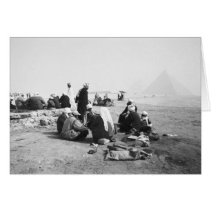 Kairo Ägypten, Kameljockeys Giza-Pyramiden (NR) 2