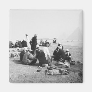 Kairo Ägypten, Kameljockeys Giza-Pyramiden (NR) 2 Magnet