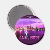 KAIRO, ÄGYPTEN MAGNET (Vorderseite/Rückseite)