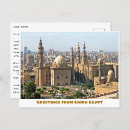 Kairo Ägypten mit Moschee Postkarte