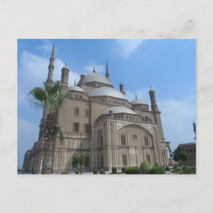 Kairo, Ägypten - Moschee von Mohamed Ali in der Zi Postkarte