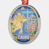 Kairo Ägypten Ornament Aus Metall (Links)
