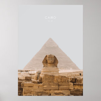 Kairo, Ägypten Poster