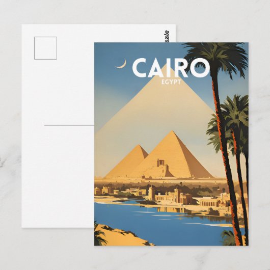 Kairo Ägypten Postkarte (Vorne/Hinten)