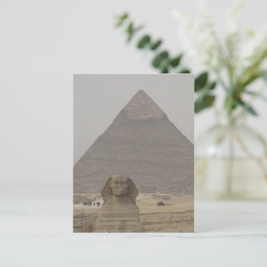 Kairo Ägypten Pyramide/Sphynx Postcard Postkarte (Stehend Vorderseite)