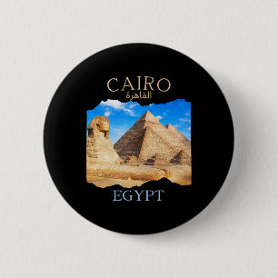 Kairo Ägypten Pyramiden Kairo' auf Arabisch Ägypti Button