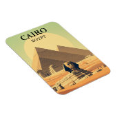 Kairo Ägypten Pyramiden & Sphinx Vintag Magnet (Rechte Seite)