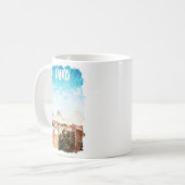 Kairo Ägypten Pyramids Vintage Reise Kaffeetasse (Vorderseite Links)