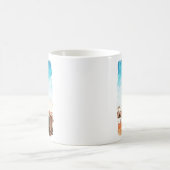 Kairo Ägypten Pyramids Vintage Reise Kaffeetasse (Mittel)