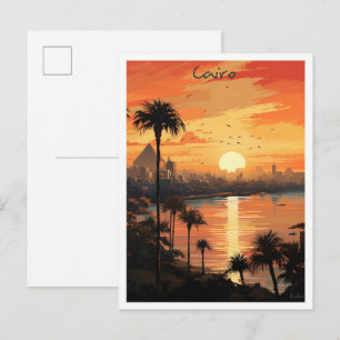 Kairo Ägypten Reise Ästhetik Postkarte