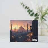 Kairo Ägypten Reise Postkarte (Stehend Vorderseite)