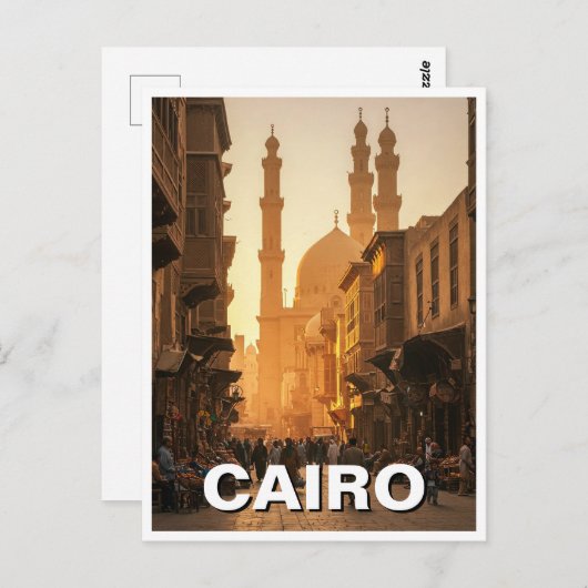 Kairo Ägypten Reisen Postkarte (Vorne/Hinten)