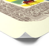 Kairo, Ägypten Reiseplakat Poster (Ecke)