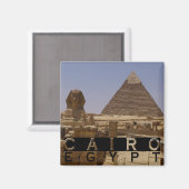 Kairo Ägypten Souvenir Magnet (Vorderseite/Rückseite)