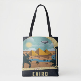 Kairo Ägypten Vintage Bild Reise Urlaub Tasche