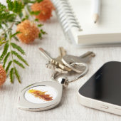 Kairo, Ägypten Vintage Pyramiden & die Sphinx Schlüsselanhänger (Seite)