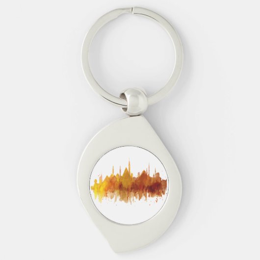 Kairo, Ägypten Vintage Pyramiden & die Sphinx Schlüsselanhänger (Vorderseite)