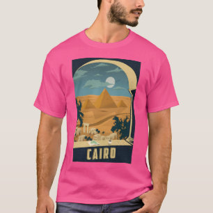 Kairo Ägypten Vintage Travel Decal T-Shirt