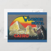 Kairo Ägypten Vintage Travel Postkarte (Vorne/Hinten)