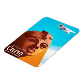 Kairo Ägypten Vintages Reiseplakat Magnet (Linke Seite)