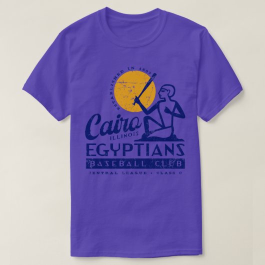 Kairo Ägyptische Baseball T-Shirt (Design vorne)