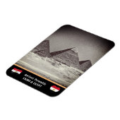 Kairo, ägyptische Pyramiden - Altes Ägypten /UNESC Magnet (Linke Seite)