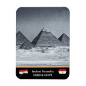 Kairo, ägyptische Pyramiden - Altes Ägypten /UNESC Magnet (Vertikal)