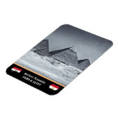 Kairo, ägyptische Pyramiden - Altes Ägypten /UNESC Magnet (Linke Seite)