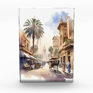 Kairo Aquarell Fotoblock