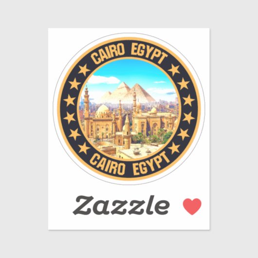 Kairo Aufkleber (Blatt)