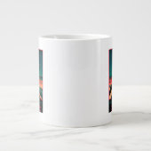 Kairo - Bagdad - Karachi Air Vintage Poster Jumbo-Tasse (Vorderseite)