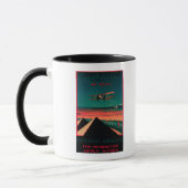 Kairo - Bagdad - Karachi Air Vintage Poster Tasse (Links)