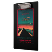 Kairo- - Bagdad- - Karatschi-Luft-Vintages Plakat Klemmbrett (Links)