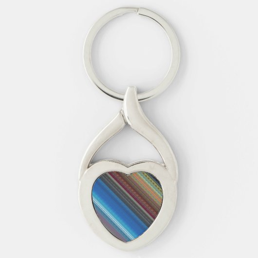 Kairo gestreift schlüsselanhänger (Vorderseite)