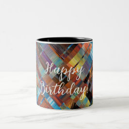 Kairo Happy Birthday Tasse! Zweifarbige Tasse