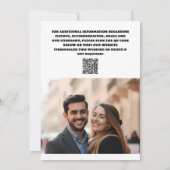 Kairo Hochzeit speichern das Datum Sphinx Pyramide Save The Date (Rückseite)