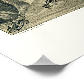 Kairo, IL Panorama Karte - 1888 Poster (Ecke)