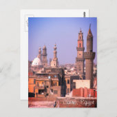Kairo Minarets & Ancient City / Ägypten Postkarte (Vorne/Hinten)