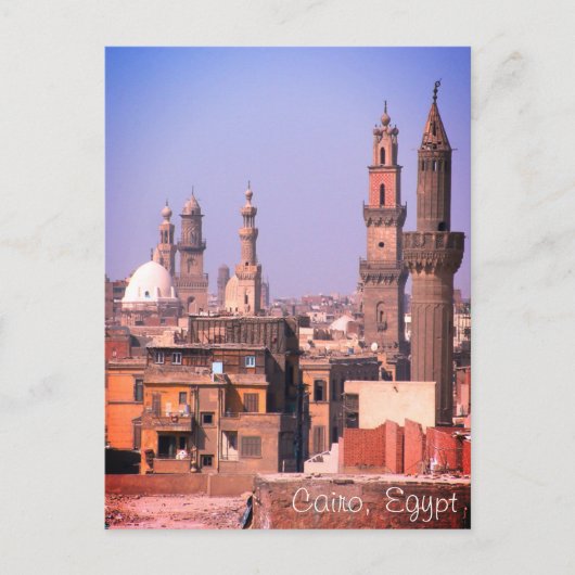 Kairo Minarets & Ancient City / Ägypten Postkarte (Vorderseite)
