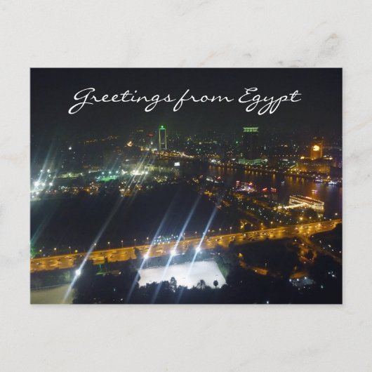 Kairo-NachtÄgypter Postkarte (Vorderseite)