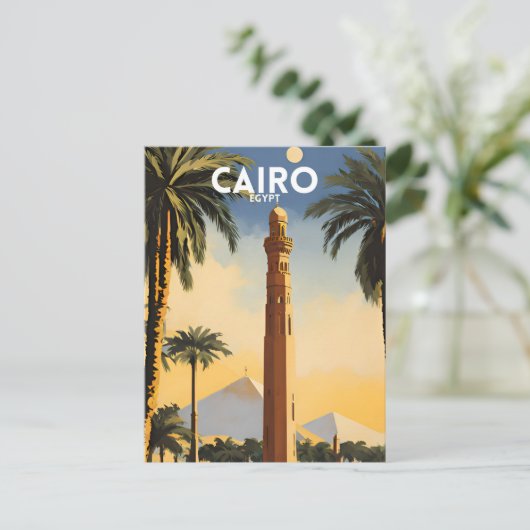 Kairo Postkarte (Stehend Vorderseite)